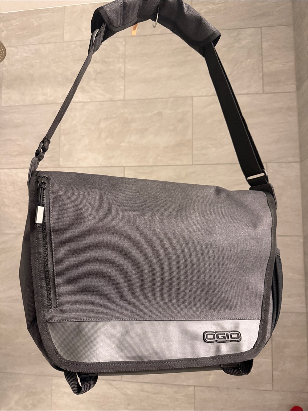 OGIO Gray Messenger Bag - Durable Laptop & Work Bag